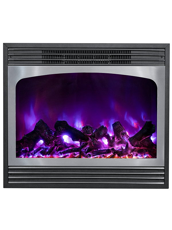 经典型 全功能遥控，使用方便 嵌入式电壁炉，多种3-5种火焰颜色可选，火焰颜色和亮度可调节