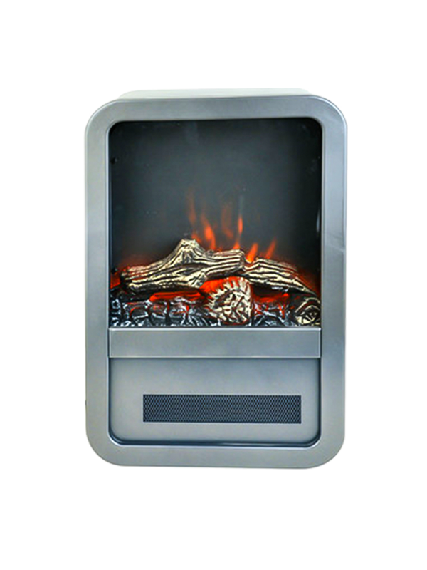12.6寸迷你独立式办公室电壁炉，有2种功率设定：950W和1900W